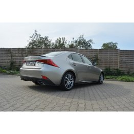 Накладка сплиттер на крышку багажника на Lexus IS III